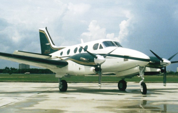 King Air 90 for Air Charter to the Bahamas