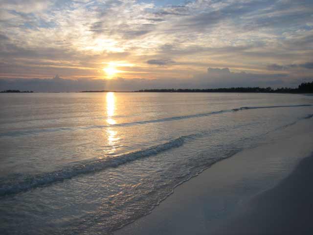 Great Harbour, Bahamas - Sunset from the Beach