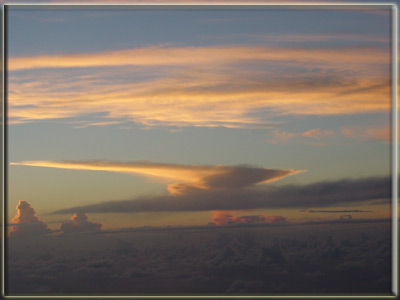 Sunset over Deadmans Cay, Long Island