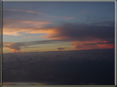 Sunset over Great Exuma, Bahamas