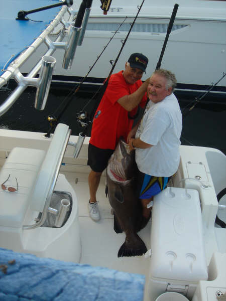 Roger and Daniel in Great Harbour