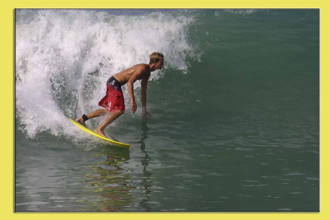 Scotty Myers setting up for a manuever - Hermosa, Costa Rica